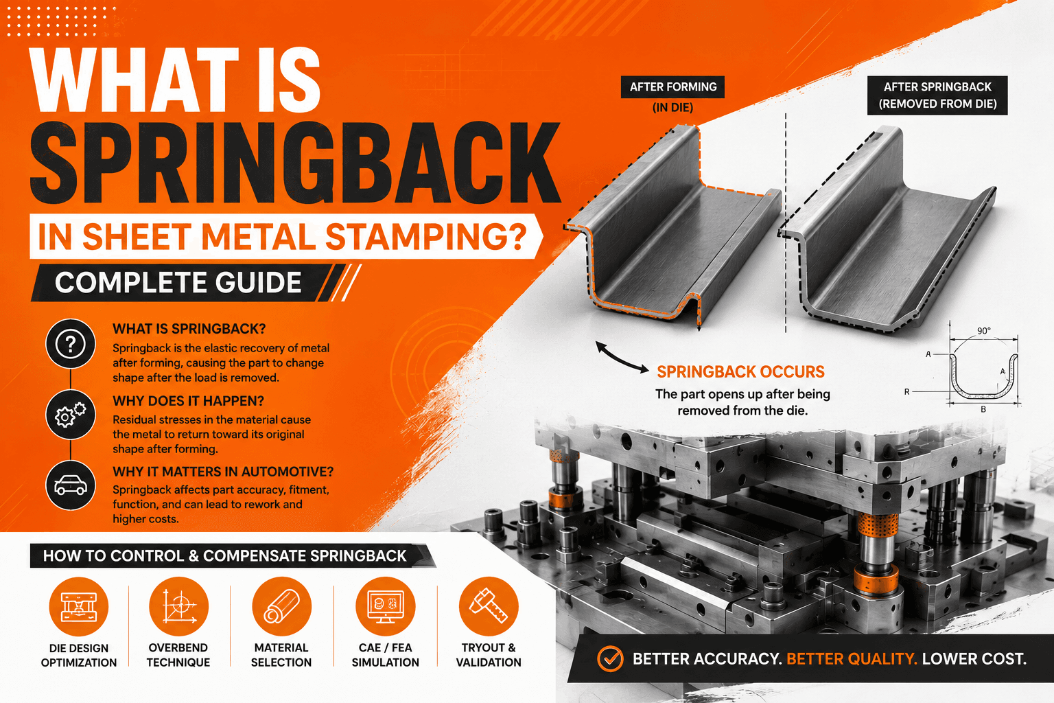 What Is Springback in Sheet Metal Stamping? Guide