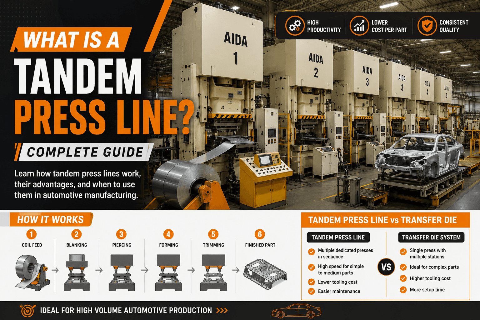 What Is a Tandem Press Line? How It Works and When to Use One