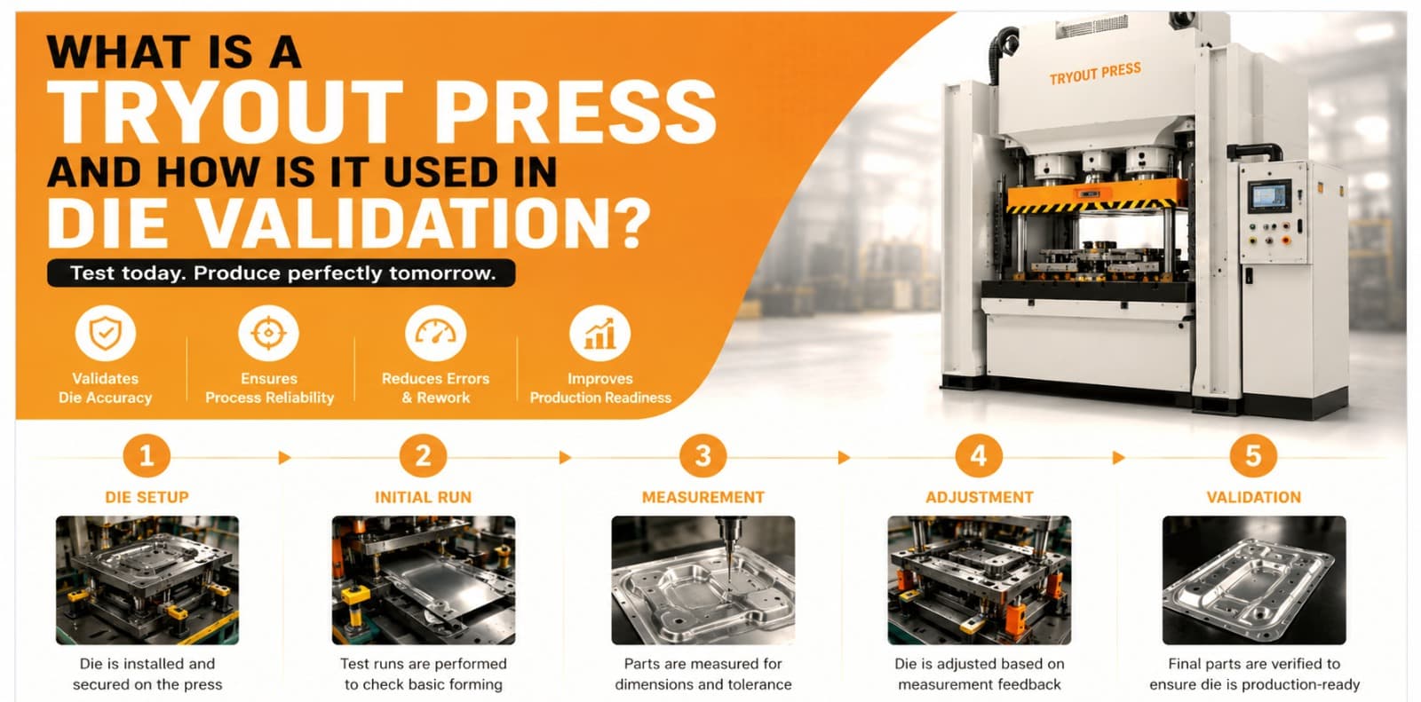 What Is a Tryout Press and How Is It Used in Die Validation?