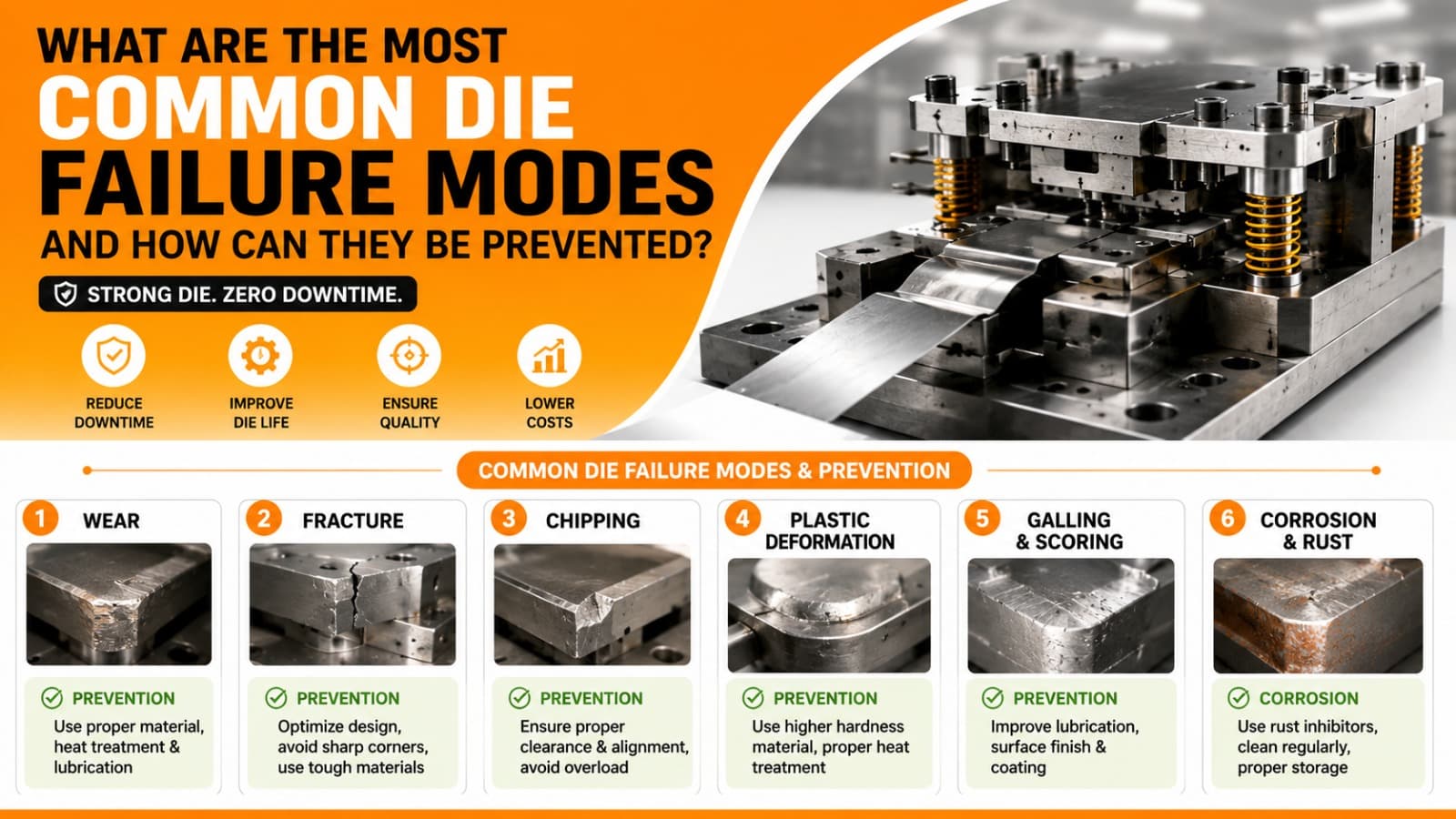 What Are the Most Common Die Failure Modes and How Can They Be Prevented?